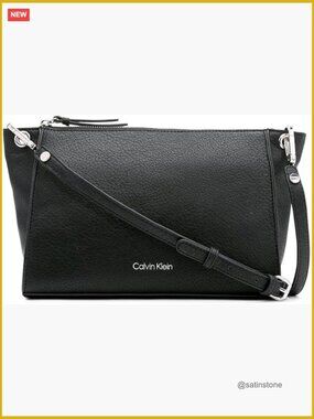 Vegan Leather Crossbody Bag with Adjustable Strap